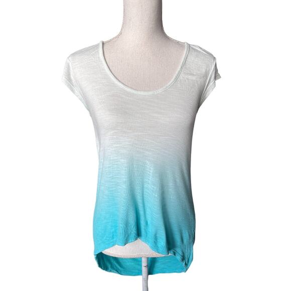 Young Fabulous & Broke Tops - Young fabulous & broke blue dip dyed shirt